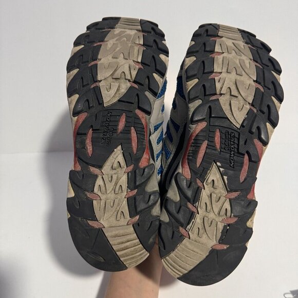 Salomon XA PRO 1 Advanced Grey Yellow Red Blue Sulphur Indigo mens 9.5 414820 - Picture 7 of 7